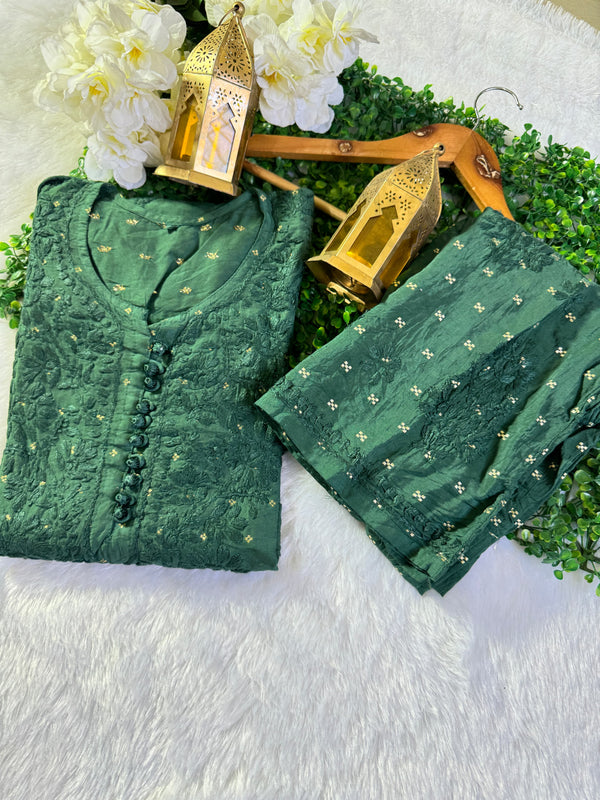 PREMIUM CHANDERI SET WITH FREE GIFT π INSIDE