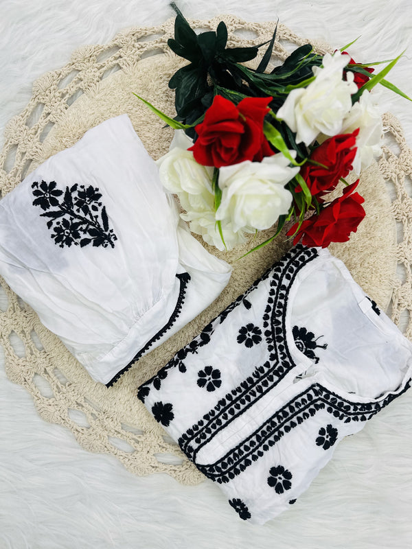 MODAL DHOTI SET WITH PAKISTANI EMBROIDERY