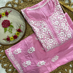 Evander Embroidery Rayon Co-ord Set