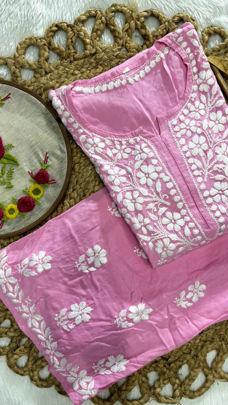 Evander Embroidery Rayon Co-ord Set