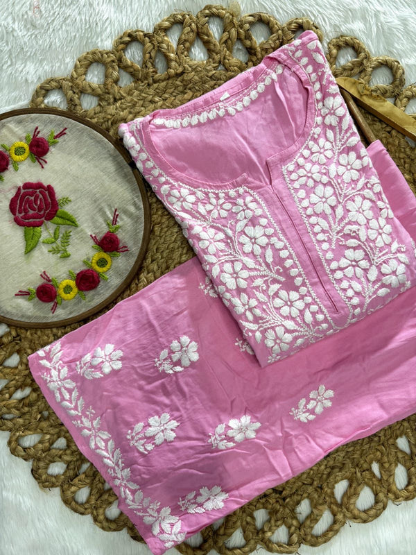 Evander Embroidery Rayon Co-ord Set