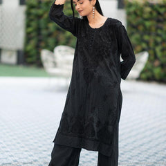 DOBBY COTTON PLAZZO SET WITH GIFT ๐ INSIDE