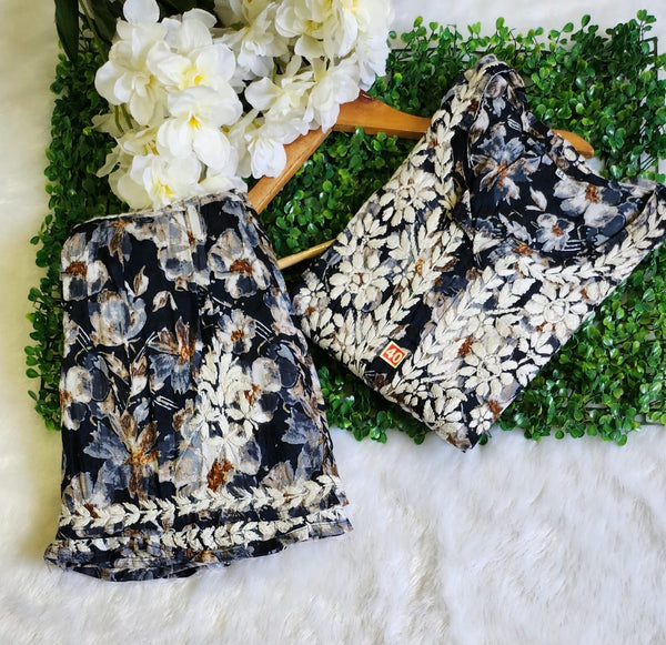 MAL SHORT KURTI WITH GARARA SET WITH FREE GIFT ๐ INSIDE