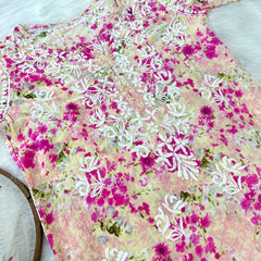 HAND EMBROIDED MAL MAL PRINTED CO-ORD SET