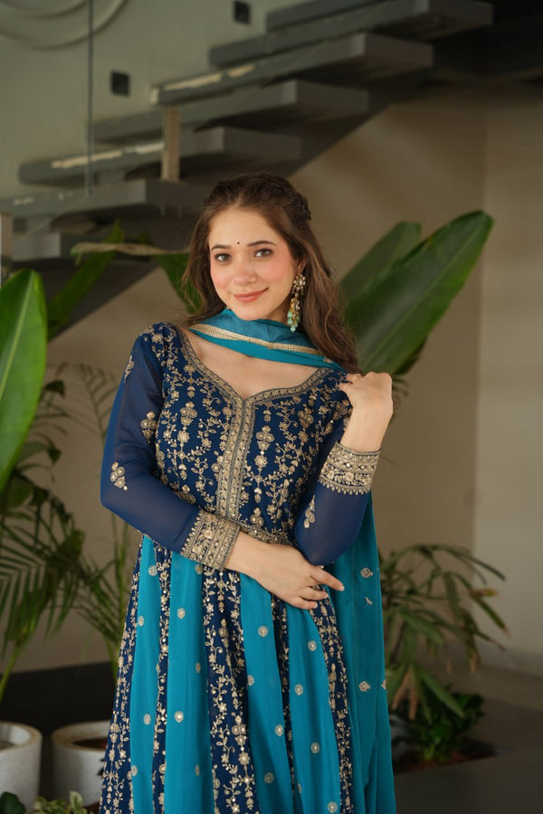 PREMIUM DESIGNER READYMADE GOWN-DUPATTA COLLECTIONS 2025