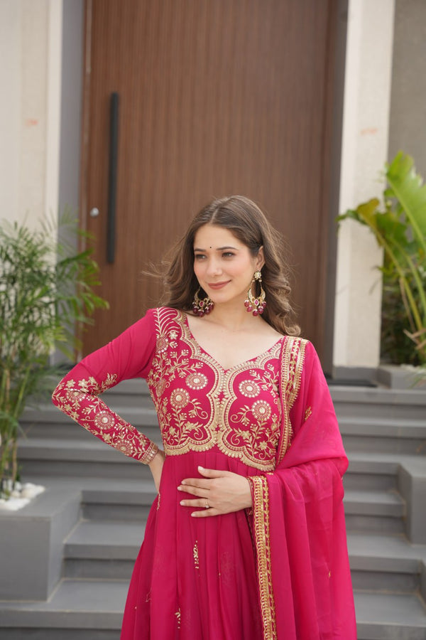 PREMIUM DESIGNER READYMADE GOWN-DUPATTA COLLECTIONS