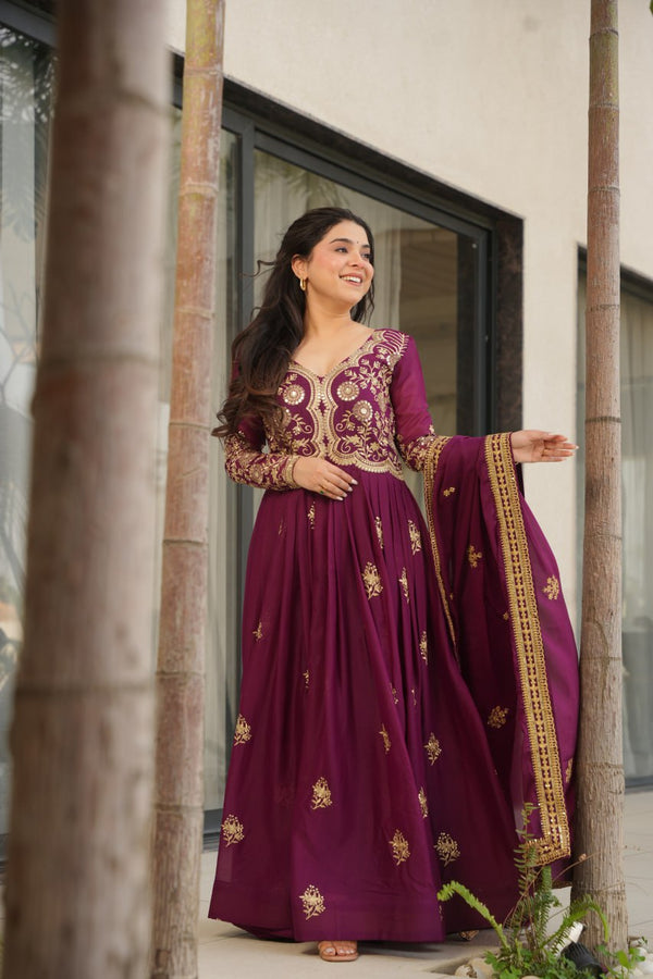 PREMIUM DESIGNER READYMADE GOWN-DUPATTA COLLECTIONS