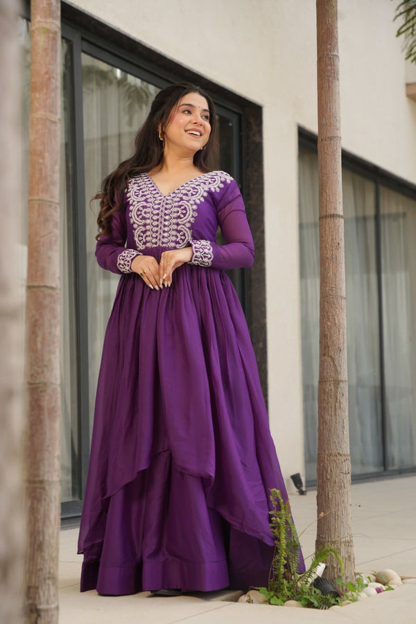 PREMIUM DESIGNER DOUBLE FLAIR GOWN COLLECTIONS