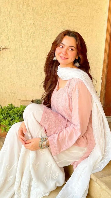 VISCOSE PAKISTANI SHORT KURTI / CELEBS DESIGN