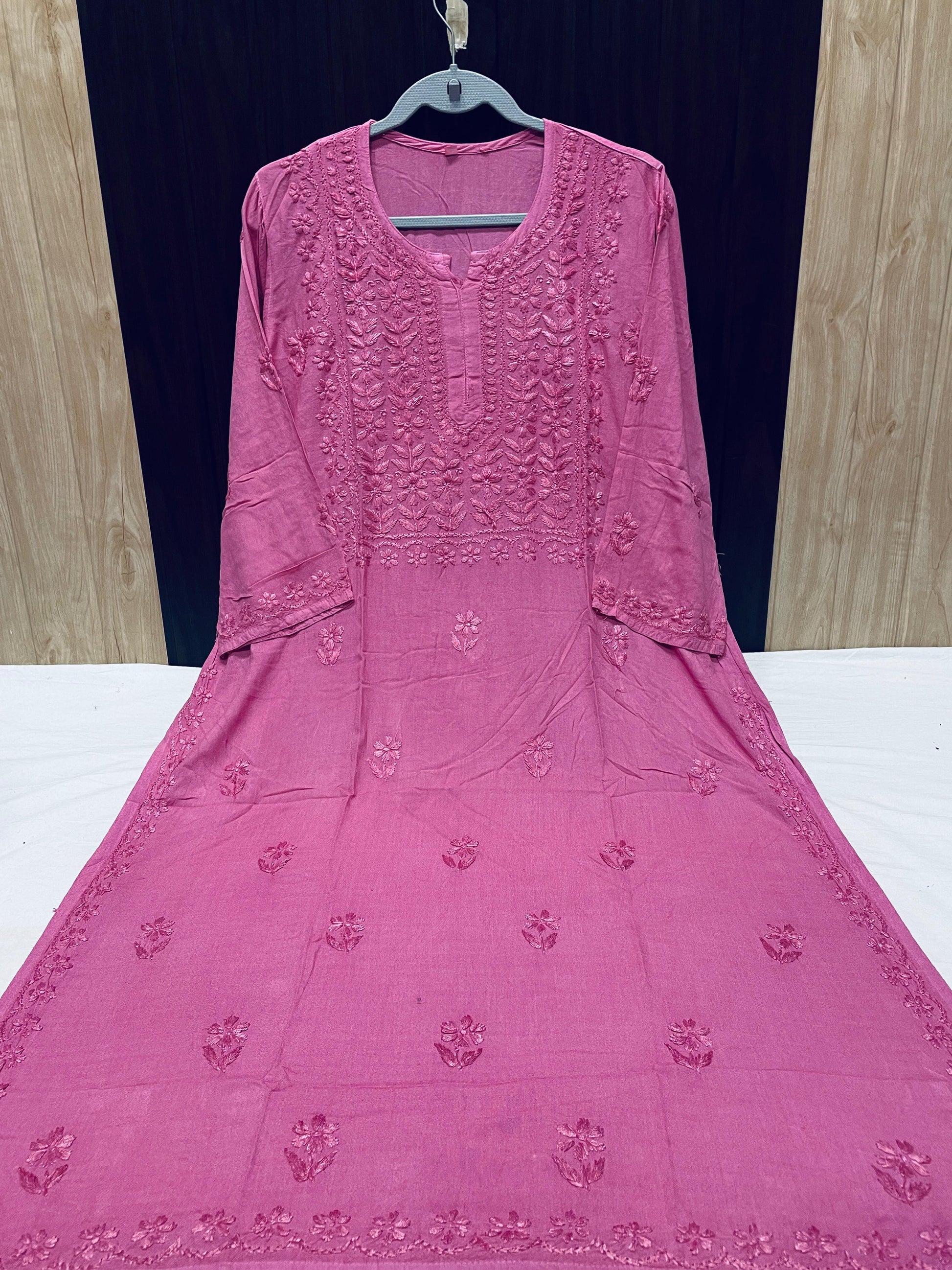 RAYON SQUARE EMBROIDERY KURTI