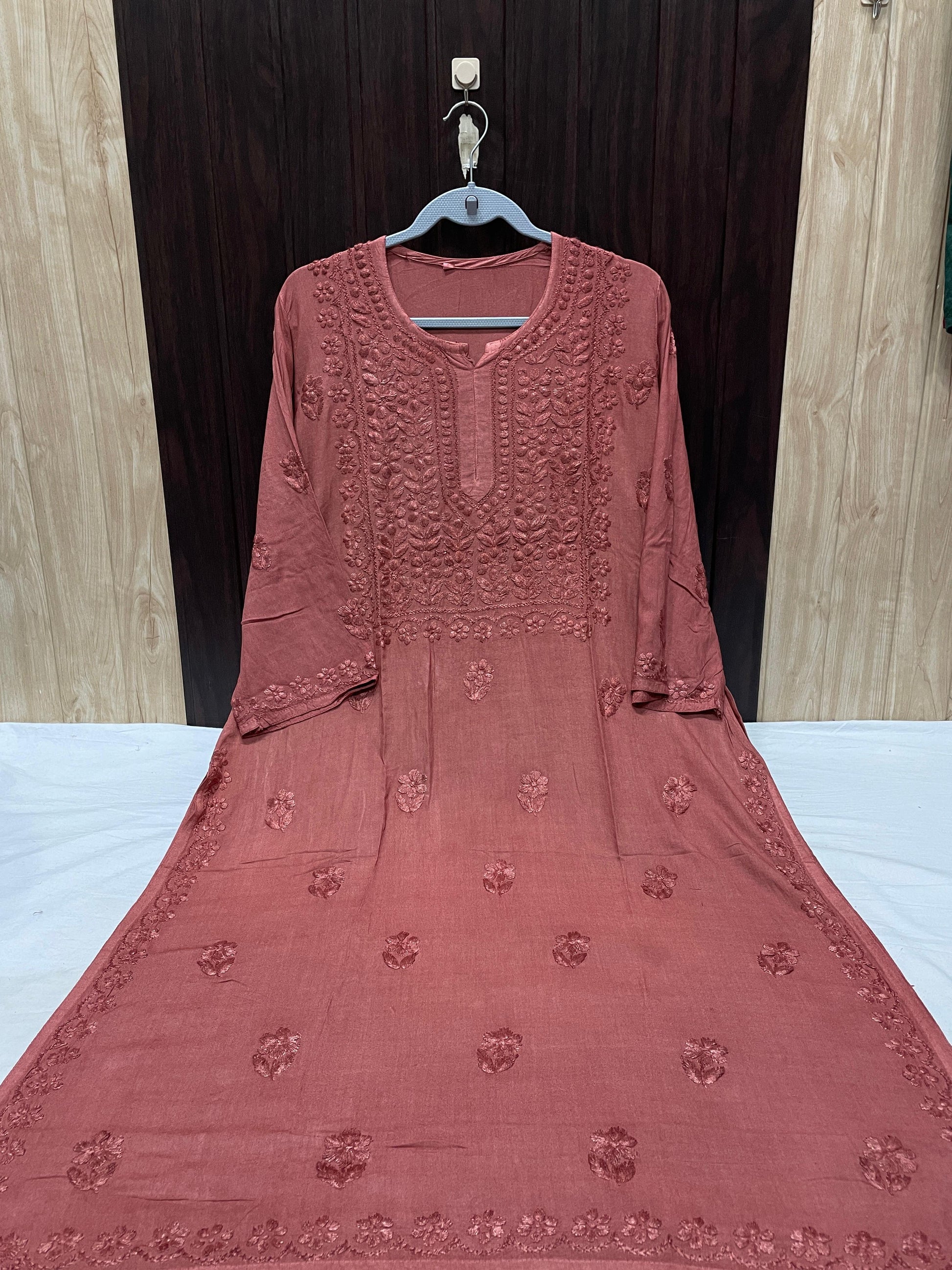 RAYON SQUARE EMBROIDERY KURTI