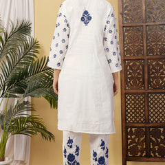 CHANDERI CO-ORD SET WITH  COLOUR THREAD WITH FREE GIFT 💝  INSIDE