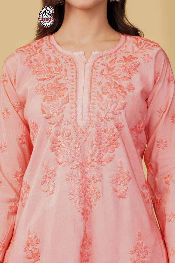 CHANDERI TONE WORK CO-ORD SET WITH FREE GIFT 💝  INSIDE