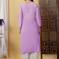 CHANDERI KURTI WITH HEAVY WORK WITH FREE GIFT 💝  INSIDE