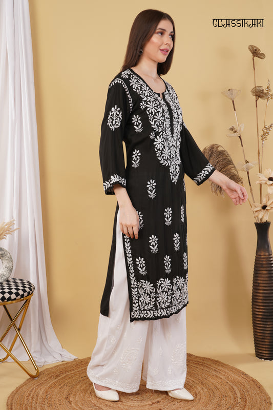 MODAL HEAVY KURTI WITH FREE GIFT 💝 INSIDE