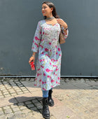 Door hand-embroidered malmal Kurti with gift💝 inside/ Door kurti