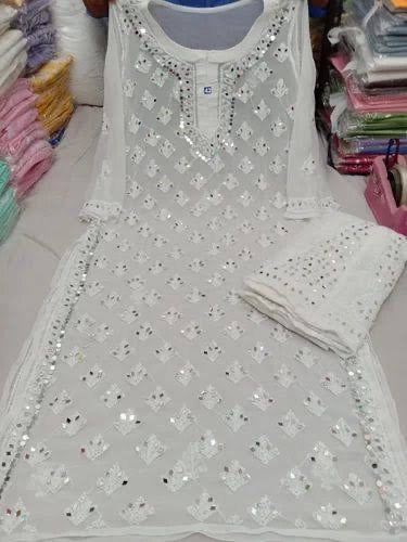 Omrae Buti Jaal Georgeete Chikankari Full Suit