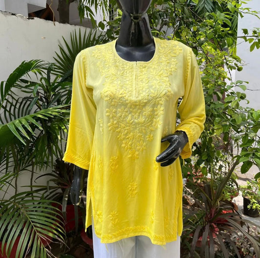 Rayon Short omrae kurti /Rayon kurti