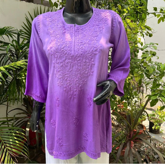 Rayon Short omrae kurti /Rayon kurti