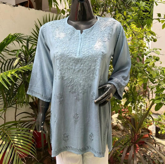 Rayon Short omrae kurti /Rayon kurti