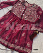 PICK ANY (2) SHORT MIROR KURTIES OF FRONT WORK