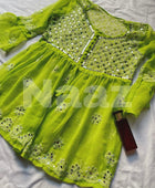 PICK ANY (2) SHORT MIROR KURTIES OF FRONT WORK