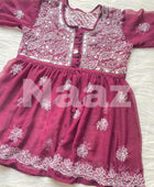 PICK ANY (2) SHORT MIROR KURTIES OF FRONT WORK