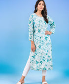 Neitra hand-embroidered malmal Kurti