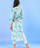 Neitra hand-embroidered malmal Kurti