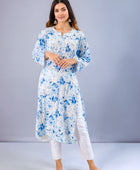 Neitra hand-embroidered malmal Kurti