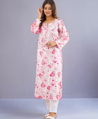 Neitra hand-embroidered malmal Kurti