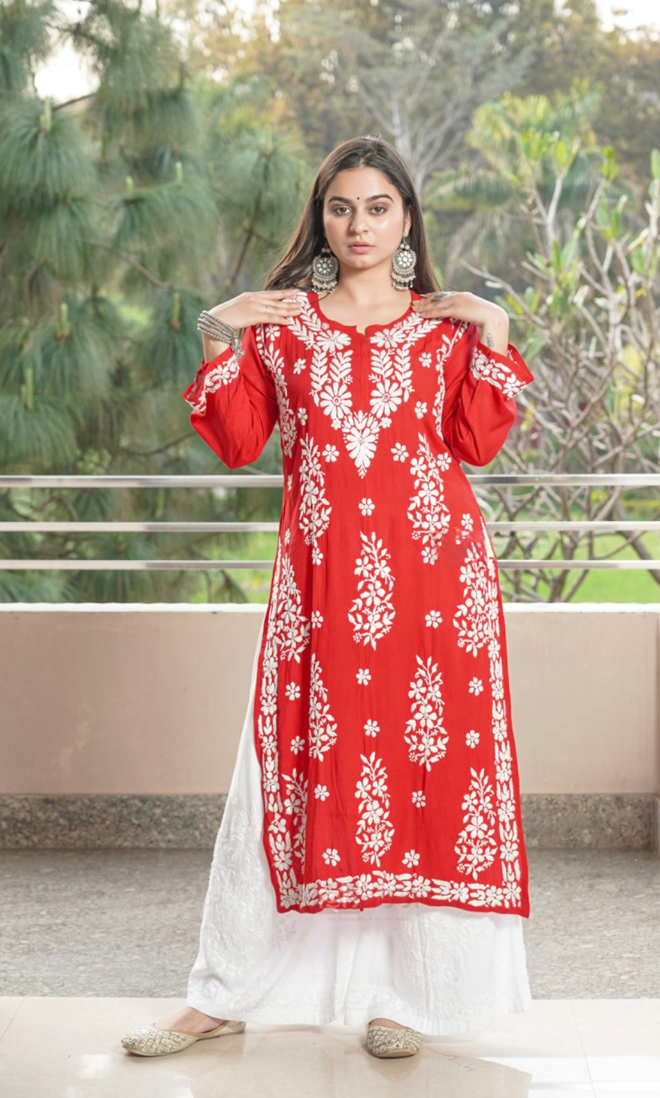 JANNAT MODAL KURTI WIT HEAVY EMBROIDERY