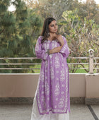 JANNAT MODAL KURTI WIT HEAVY EMBROIDERY