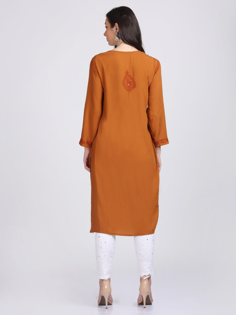 Versatile and Stylish Mukesh Embroidery in Rayon Kurti with Free Gift 💝 Inside