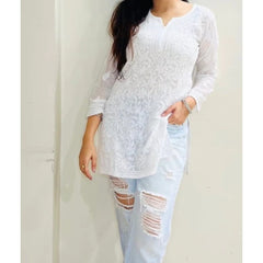VISCOSE SHORT JAAL KURTI WITH FREE GIFT 💝 INSIDE