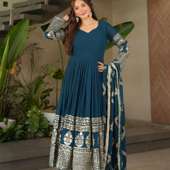 Elegant Heavy Embroidered Sequence Work Set