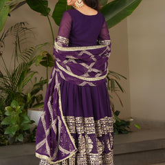 Elegant Heavy Embroidered Sequence Work Set