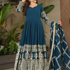 Elegant Heavy Embroidered Sequence Work Set