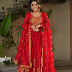 KAREENA GOWN WITH ZARIWOR AND DUPATTA