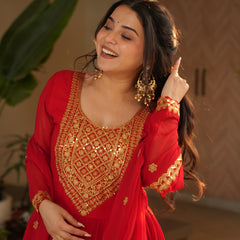 KAREENA GOWN WITH ZARIWOR AND DUPATTA