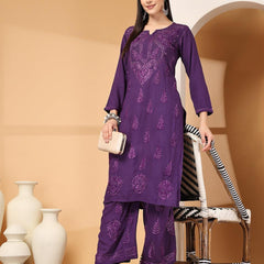 RAYON CHANDNI MUKAISH SET