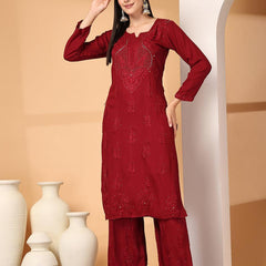 RAYON CHANDNI MUKAISH SET