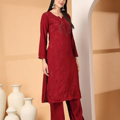 RAYON CHANDNI MUKAISH SET