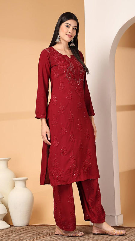 RAYON CHANDNI MUKAISH SET
