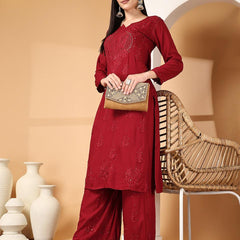 RAYON CHANDNI MUKAISH SET
