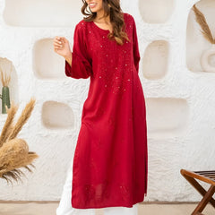 Versatile and Stylish Mukesh Embroidery in Rayon Kurti with Free Gift 💝 Inside