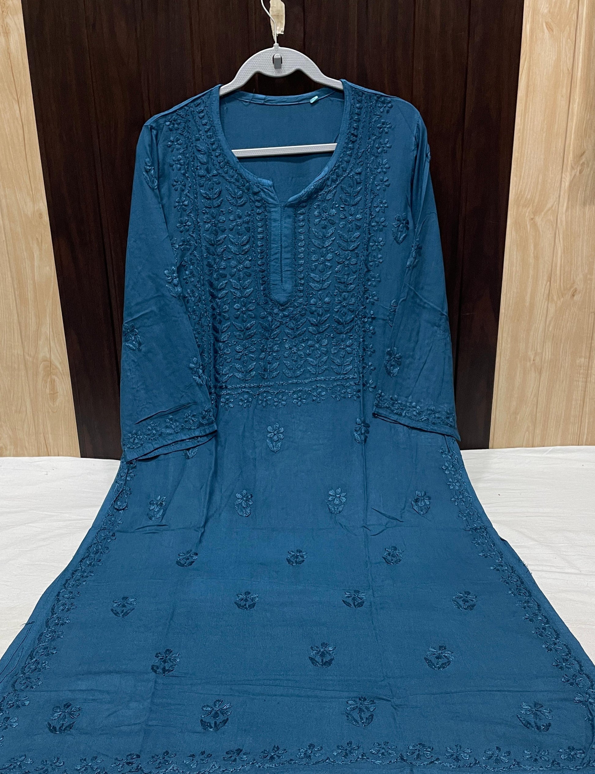 RAYON SQUARE EMBROIDERY KURTI