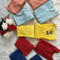 Razia Chikankar Hand Embroideredi Pant Set With Free Gift  💝  Inside