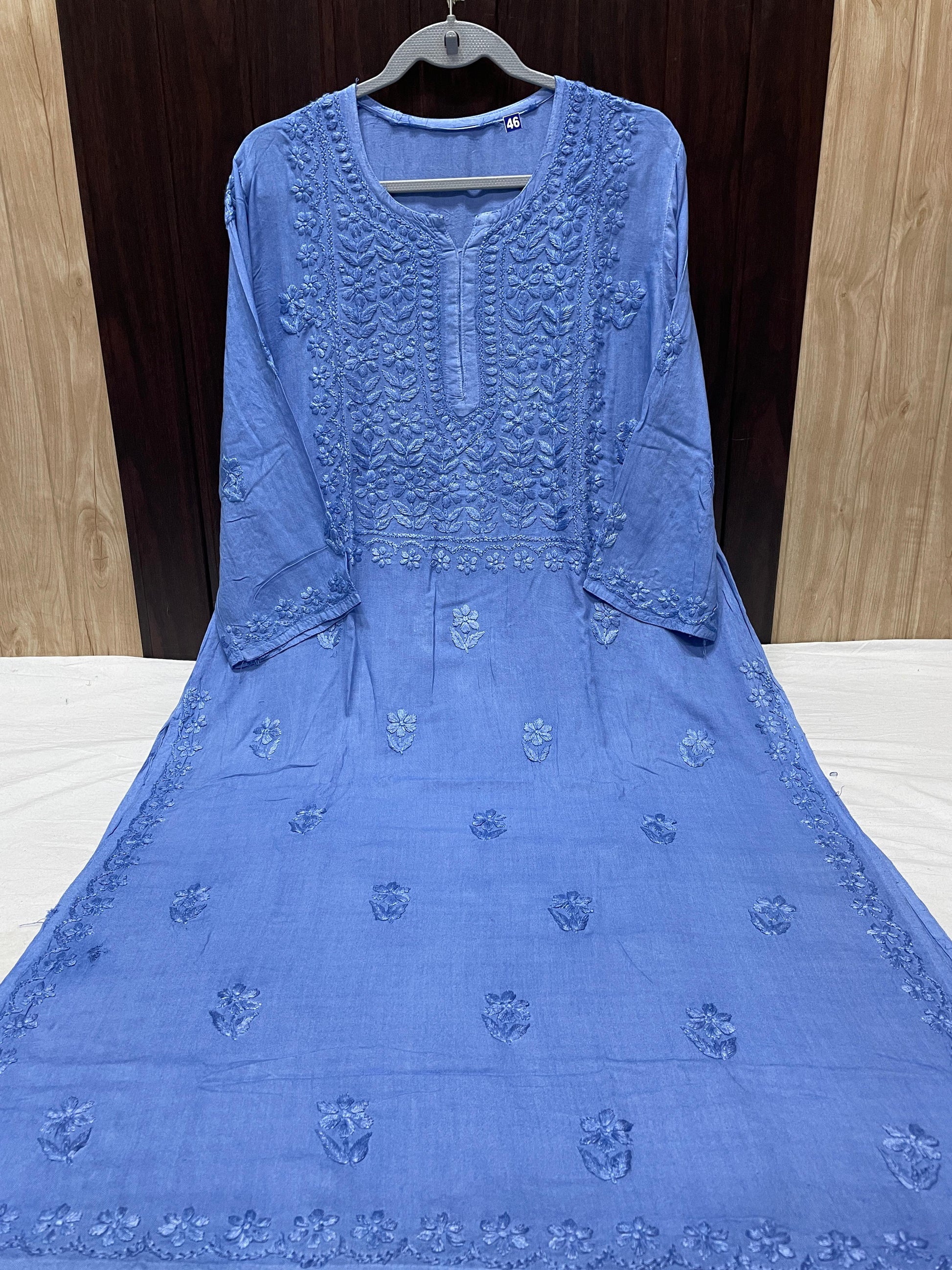 RAYON SQUARE EMBROIDERY KURTI