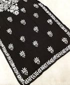 Black modal embroidery full set ethenic wear